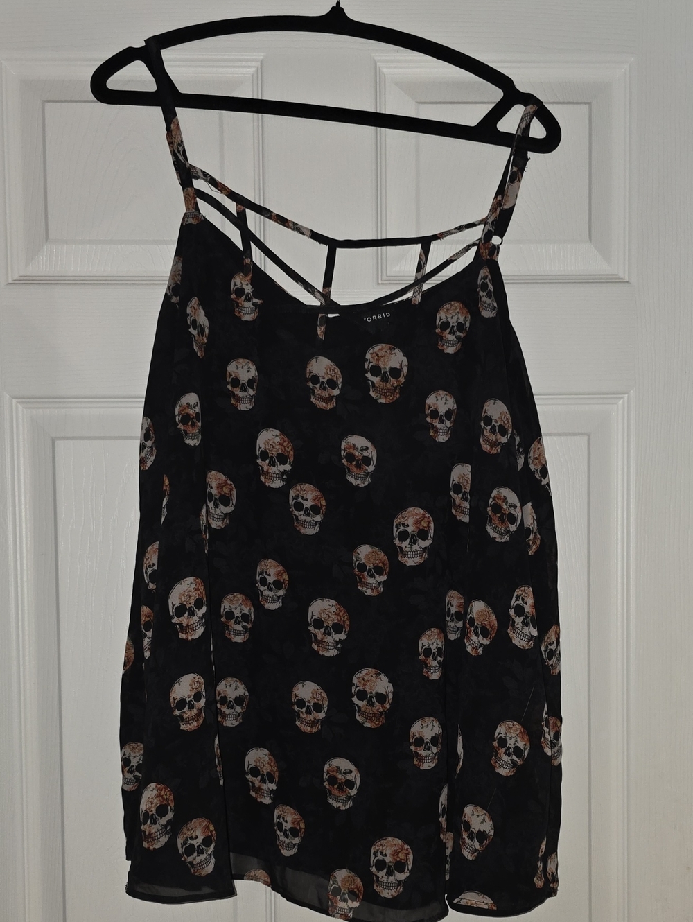 torrid Black Skull Swing Cami